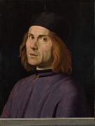 Lorenzo  Costa Portrait of Battista Fiera oil painting artist